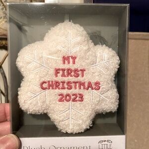 Christmas tree ornament bnib baby’s 1 Christmas 2023